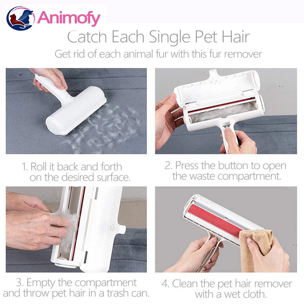 BROSSE ANTIPOILS POUR CHIENS OU CHATS