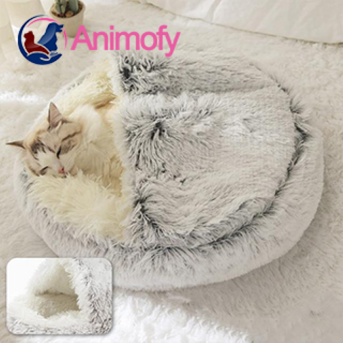 LIT EN PELUCHE POUR CHIEN ET CHAT