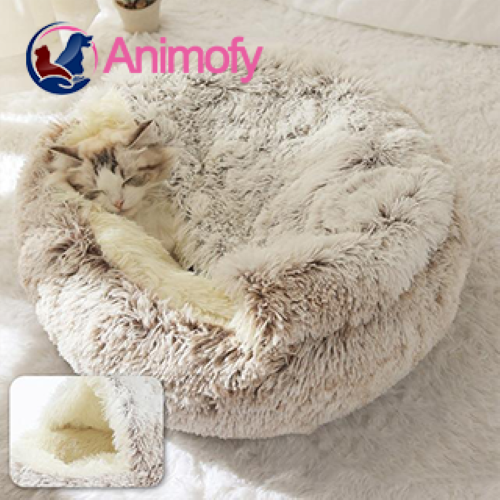 LIT EN PELUCHE POUR CHIEN ET CHAT