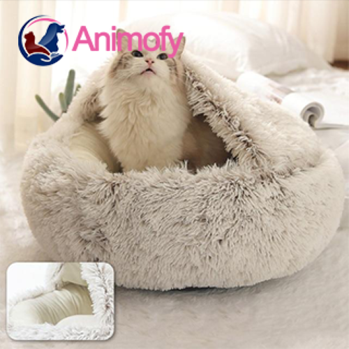 LIT EN PELUCHE POUR CHIEN ET CHAT