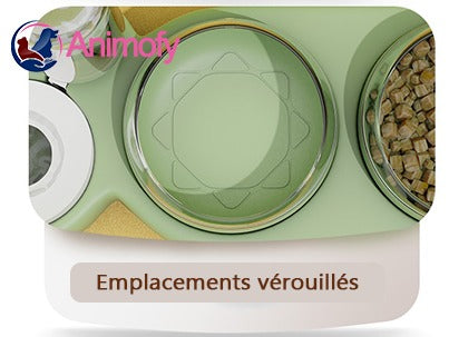 DISTRIBUTEUR EAU ET MANGEOIRE POUR PETITS CHIENS ET CHATS