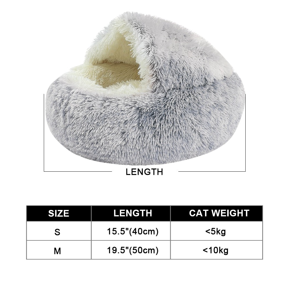 LIT EN PELUCHE POUR CHIEN ET CHAT