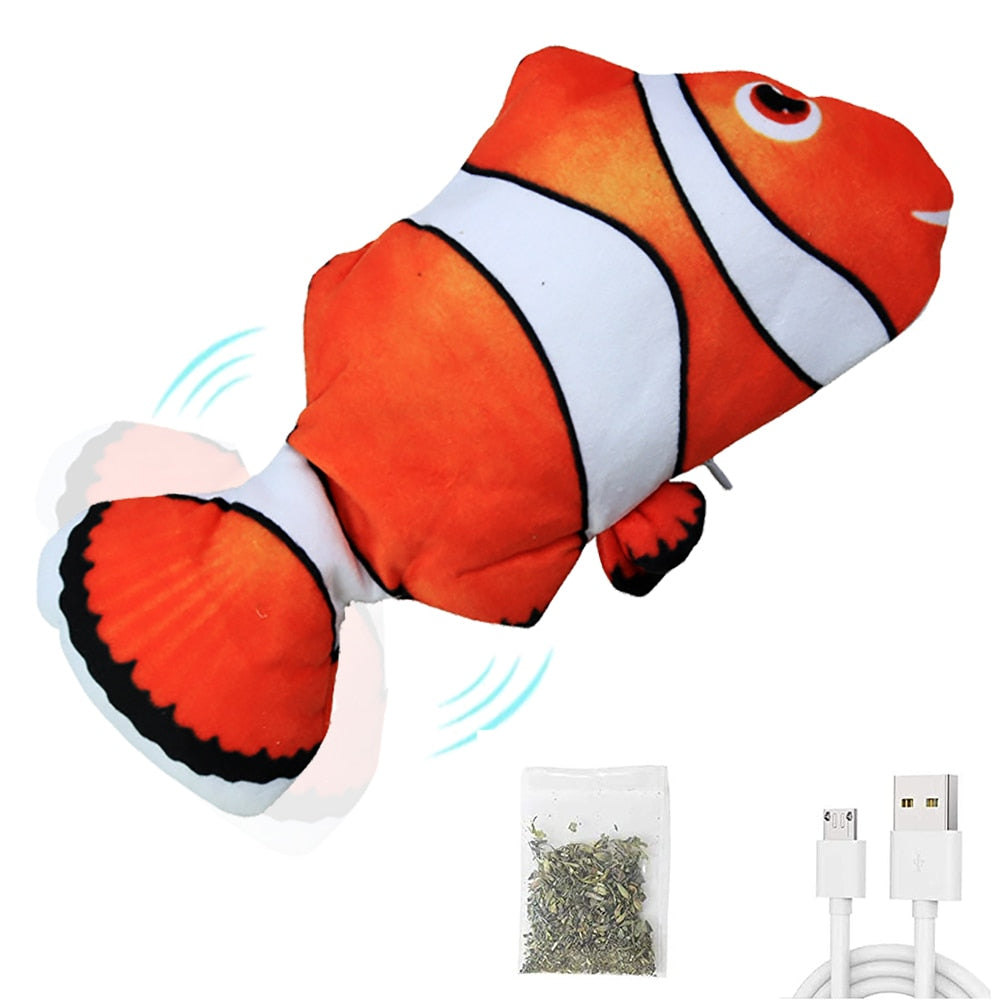 JOUET ELECTRIC EN FORME DE POISSON POUR CHAT