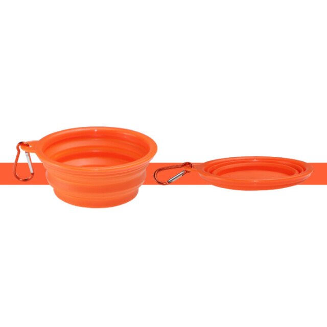 BOL PLIANT EN SILICONE POUR CHIEN