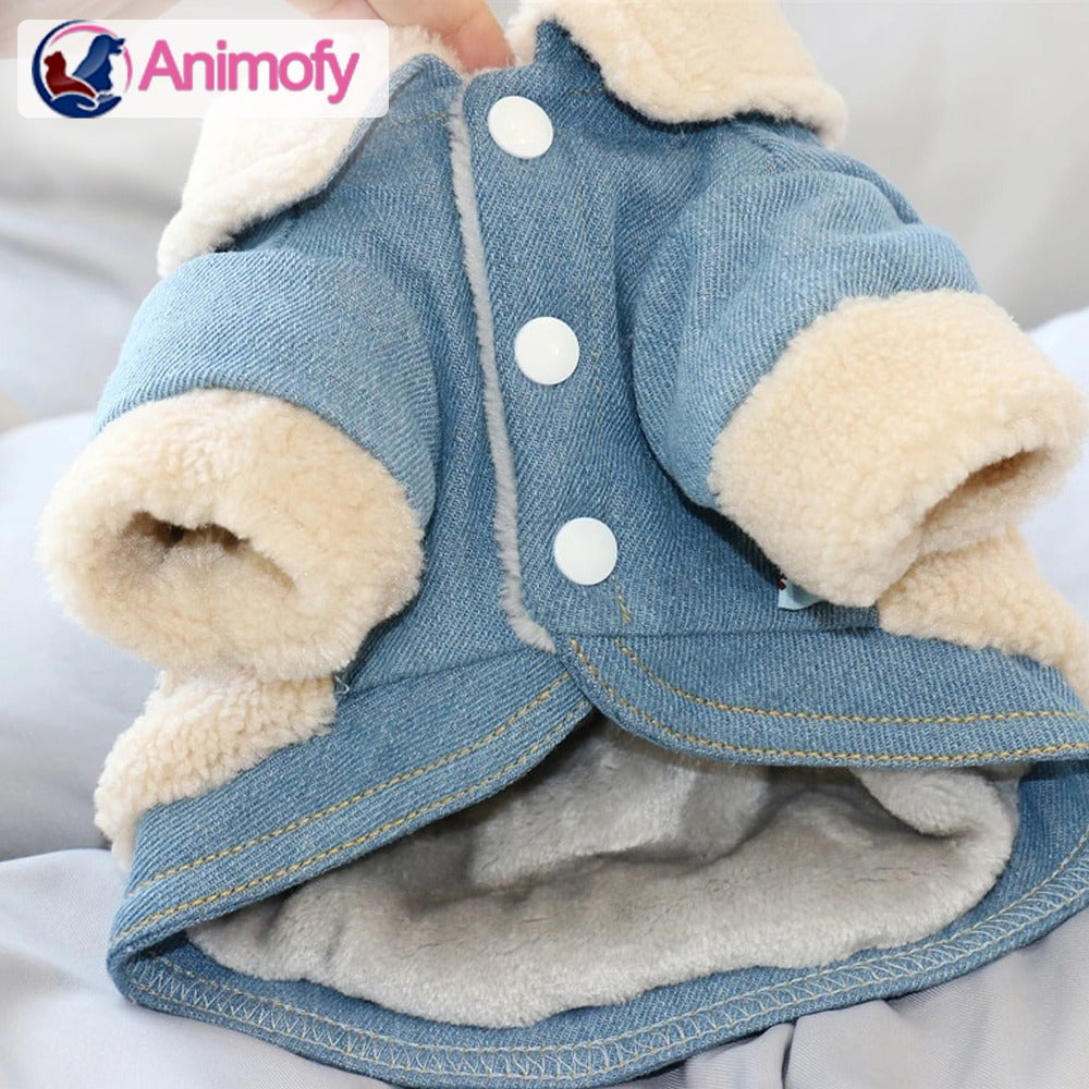 VESTE EN JEAN POUR CHIOTS